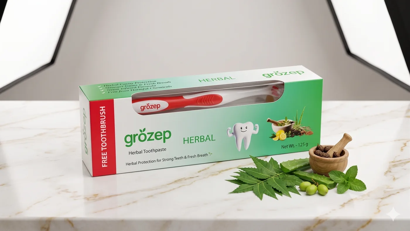 Grozep Herbal Toothpaste alternate view